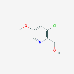 molecular formula C7H8ClNO2 B8145158 (3-Chloro-5-methoxypyridin-2-yl)methanol 