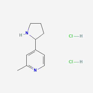 2-Methyl-4-(pyrrolidin-2-yl)pyridine dihydrochloride