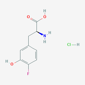 (S)-2-Amino-3-(4-fluoro-3-hydroxyphenyl)propanoic acid hydrochloride