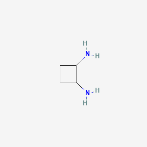 molecular formula C4H10N2 B8145468 环丁烷-1,2-二胺 