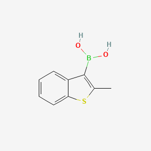 molecular formula C9H9BO2S B8145483 (2-Methylbenzo[b]thiophen-3-yl)boronic acid 