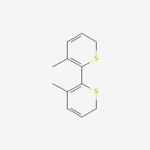 molecular formula C12H14S2 B8145545 3,3'-Dimethyl-6H,6'H-2,2'-bithiopyran 