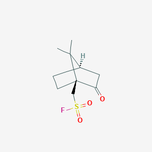 molecular formula C10H15FO3S B8145607 [(1S,4R)-7,7-dimethyl-2-oxobicyclo[2.2.1]heptan-1-yl]methanesulfonyl fluoride 