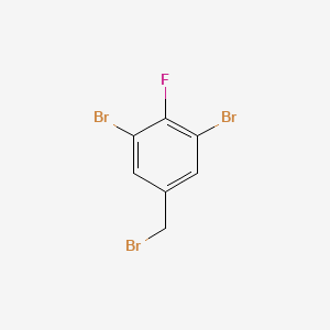 molecular formula C7H4Br3F B8145620 3,5-Dibromo-4-fluorobenzylbromide 