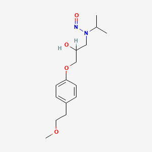 molecular formula C15H24N2O4 B8145643 N-Nitrosometoprolol CAS No. 134720-05-1