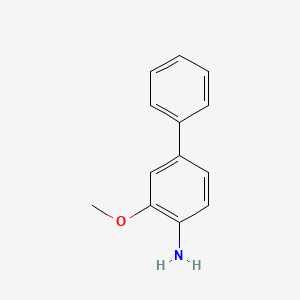 molecular formula C13H13NO B8145661 2-甲氧基-4-苯基苯胺 