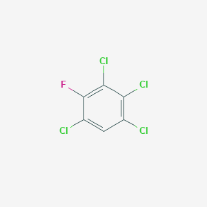 molecular formula C6HCl4F B8145753 2,3,4,6-Tetrachlorofluorobenzene 