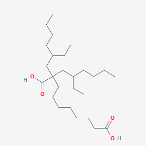 molecular formula C26H50O4 B8145800 2,2-Bis(2-ethylhexyl)decanedioic acid 
