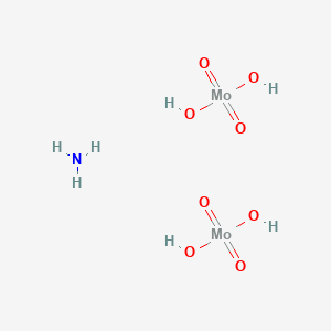 molecular formula H7Mo2NO8 B8145806 Azane;dihydroxy(dioxo)molybdenum 