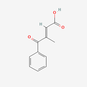 molecular formula C11H10O3 B8145874 (2E)-3-methyl-4-oxo-4-phenylbut-2-enoic acid 
