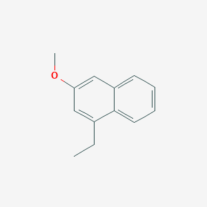 molecular formula C13H14O B8145879 1-Ethyl-3-methoxynaphthalene 