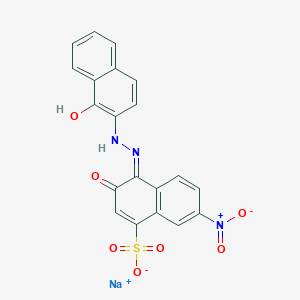 molecular formula C20H12N3NaO7S B8145906 CID 5351620 