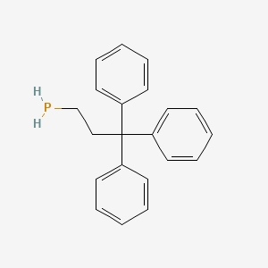 molecular formula C21H21P B8145926 3,3,3-Triphenylpropylphosphane 