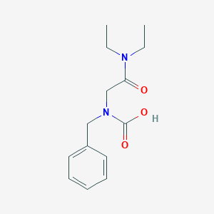 molecular formula C14H20N2O3 B8145978 Benzyl-[2-(diethylamino)-2-oxoethyl]carbamic acid 