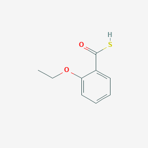 molecular formula C9H10O2S B8146009 2-ethoxybenzenecarbothioic S-acid 