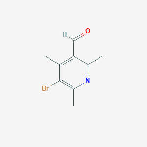 molecular formula C9H10BrNO B8146169 5-Bromo-2,4,6-trimethylpyridine-3-carbaldehyde CAS No. 531521-25-2