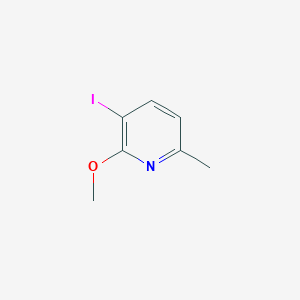 molecular formula C7H8INO B8146179 3-Iodo-2-methoxy-6-methylpyridine 