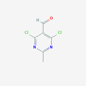 molecular formula C6H4Cl2N2O B081462 4,6-Dichloro-2-methylpyrimidine-5-carbaldehyde CAS No. 14160-91-9