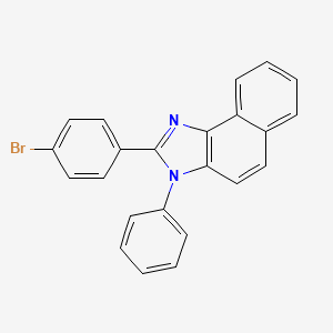 molecular formula C23H15BrN2 B8146241 3H-Naphth[1,2-d]imidazole, 2-(4-bromophenyl)-3-phenyl- 