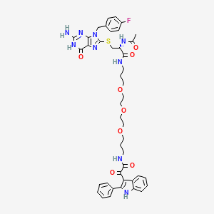molecular formula C43H48FN9O8S B8146247 Autac4 