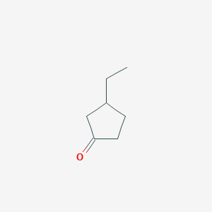 molecular formula C7H12O B081463 3-Ethylcyclopentanone CAS No. 10264-55-8