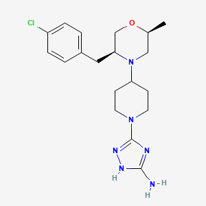 molecular formula C19H27ClN6O B8146327 X4D0G881CN CAS No. 2088453-21-6