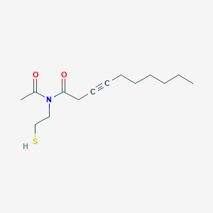 molecular formula C14H23NO2S B081464 3-Decynoyl-N-acetylcysteamine CAS No. 15044-28-7