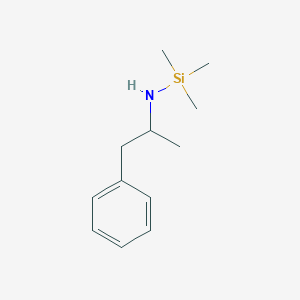 molecular formula C12H21NSi B081465 1-phenyl-N-trimethylsilylpropan-2-amine CAS No. 14629-65-3