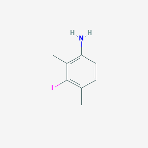 molecular formula C8H10IN B8146581 3-Iodo-2,4-dimethylaniline 