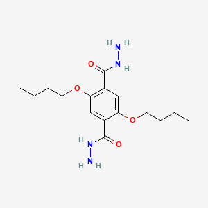 molecular formula C16H26N4O4 B8146672 2,5-二丁氧基对苯二甲酰肼 