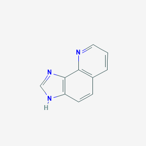 molecular formula C10H7N3 B081468 3H-imidazo[4,5-h]quinoline CAS No. 14993-03-4