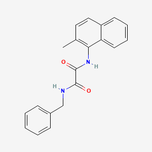 molecular formula C20H18N2O2 B8146804 N1-Benzyl-N2-(2-methylnaphthalen-1-yl)oxalamide 