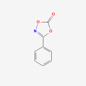 molecular formula C8H5NO3 B8146842 3-苯基-1,4,2-二恶唑-5-酮 