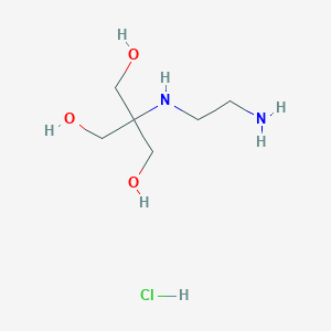 molecular formula C6H17ClN2O3 B8146859 2-((2-Aminoethyl)amino)-2-(hydroxymethyl)propane-1,3-diol hydrochloride 