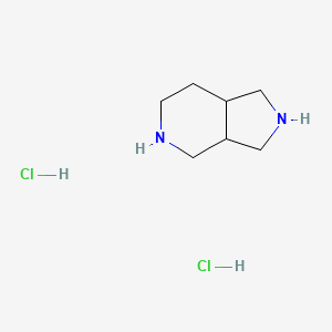 molecular formula C7H16Cl2N2 B8146905 Octahydro-1H-pyrrolo[3,4-c]pyridine dihydrochloride 
