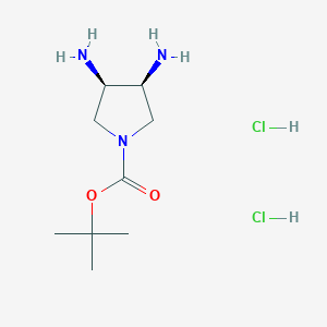 Cis-tert-Butyl 3,4-diaminopyrrolidine-1-carboxylate dihydrochloride