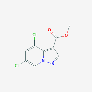 molecular formula C9H6Cl2N2O2 B8146967 Methyl 4,6-dichloropyrazolo[1,5-a]pyridine-3-carboxylate 