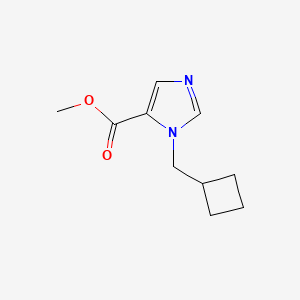 molecular formula C10H14N2O2 B8146975 Methyl 1-(cyclobutylmethyl)-1H-imidazole-5-carboxylate 