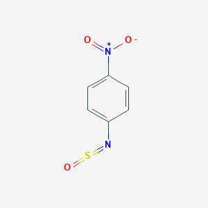 molecular formula C6H4N2O3S B081470 Aniline, p-nitro-N-sulfinyl- CAS No. 13165-67-8