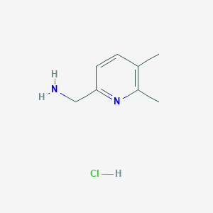 molecular formula C8H13ClN2 B8147000 (5,6-Dimethylpyridin-2-yl)methanamine hydrochloride 