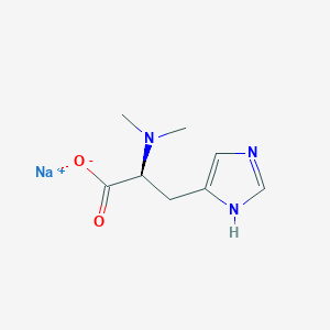 Sodium (S)-2-(dimethylamino)-3-(1H-imidazol-4-yl)propanoate