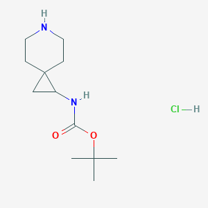 tert-Butyl (6-azaspiro[2.5]octan-1-yl)carbamate hydrochloride