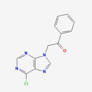 2-(6-Chloro-9H-purin-9-yl)-1-phenylethanone
