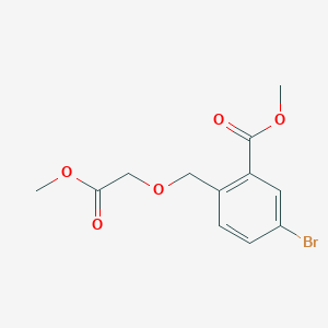 Methyl 5-bromo-2-((2-methoxy-2-oxoethoxy)methyl)benzoate