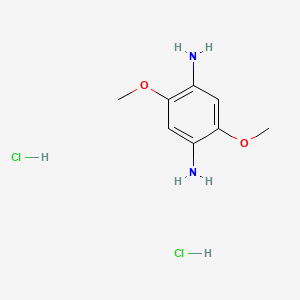 molecular formula C8H14Cl2N2O2 B8147127 2,5-Dimethoxybenzene-1,4-diamine dihydrochloride 