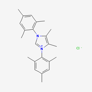 molecular formula C23H29ClN2 B8147144 1,3-二间甲苯基-4,5-二甲基-1H-咪唑-3-鎓氯 