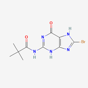 molecular formula C10H12BrN5O2 B8147171 CID 15704525 