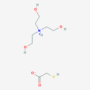 molecular formula C8H19NO5S B081473 Tris(2-hydroxyethyl)ammonium mercaptoacetate CAS No. 13220-80-9