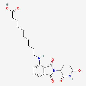 molecular formula C23H29N3O6 B8147339 Pomalidomide-C9-COOH 