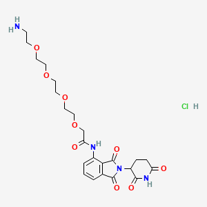 Pomalidomide-amino-PEG4-NH2 hydrochloride